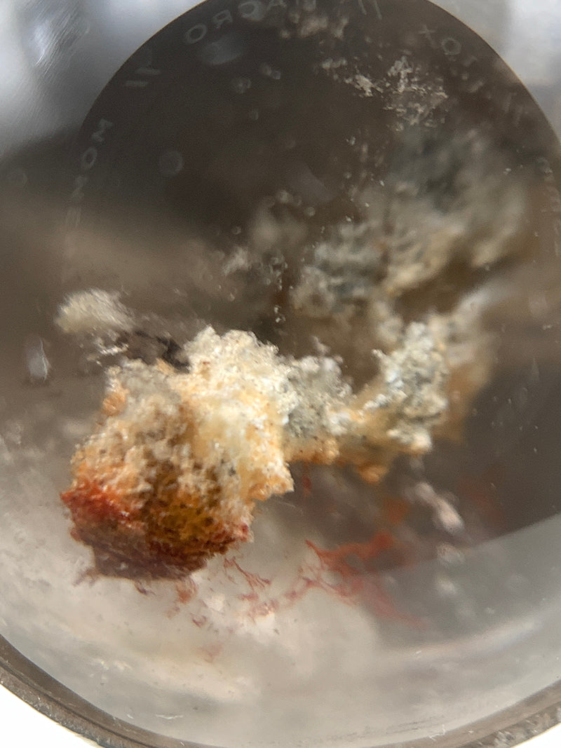 Included Quartz Silver Ring