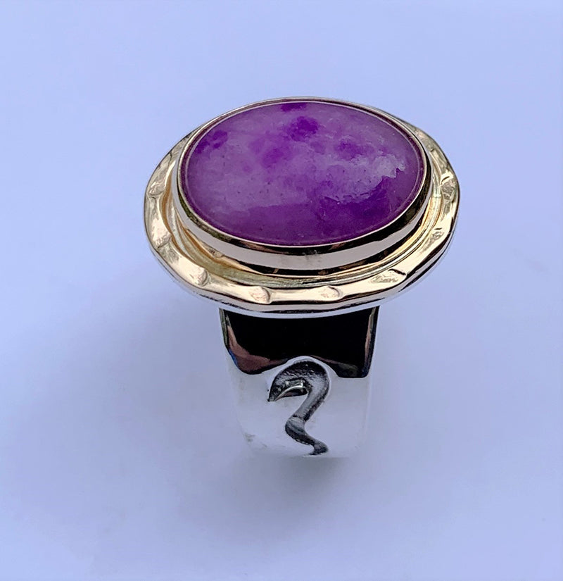 Sugilite Silver/Gold Ring