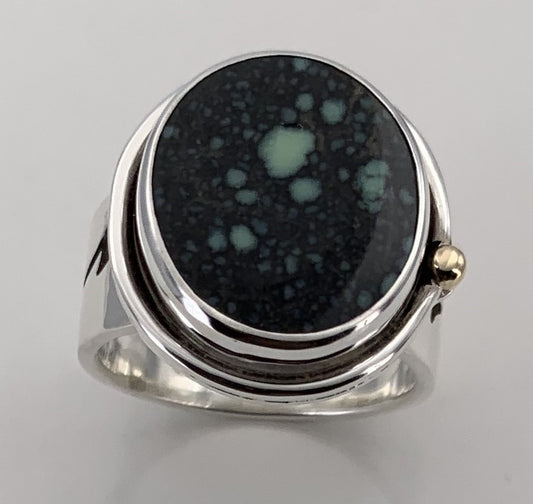 Australian Varasite Silver Ring