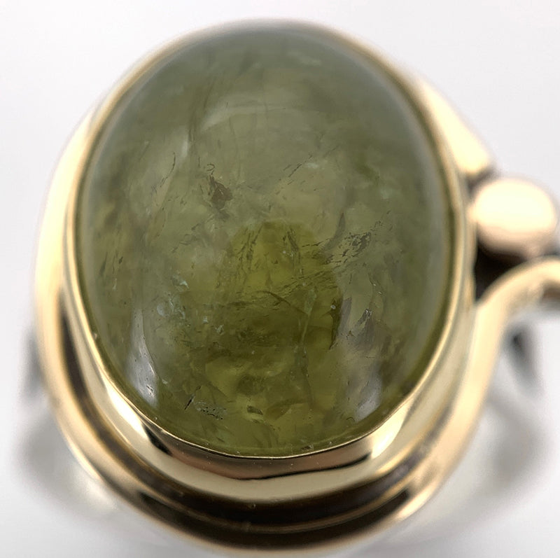 Grossular Garnet Silver/Gold Ring