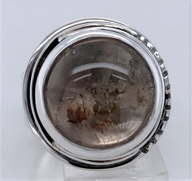 Included Quartz Silver Ring