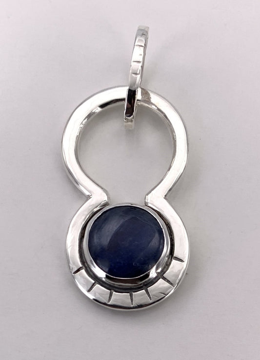 Kyanite Silver Pendant