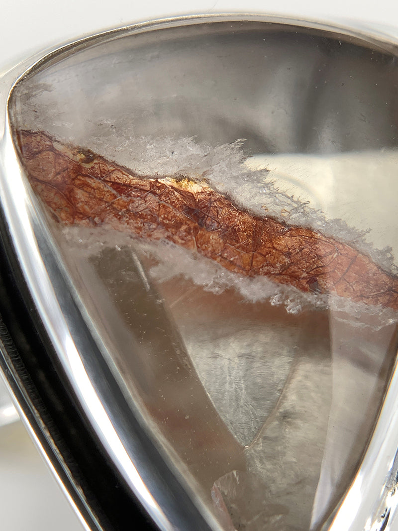 Quartz (Included) Silver Ring