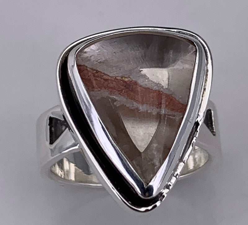 Quartz (Included) Silver Ring