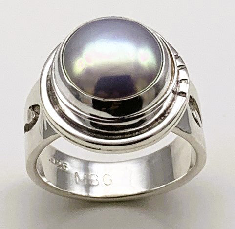 Tahitian Pearl Silver Ring