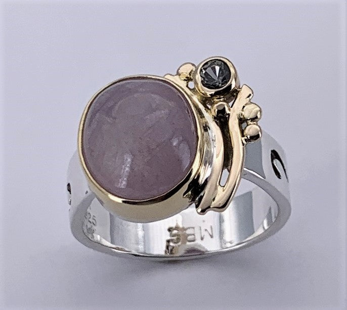 Sapphires Silver Ring