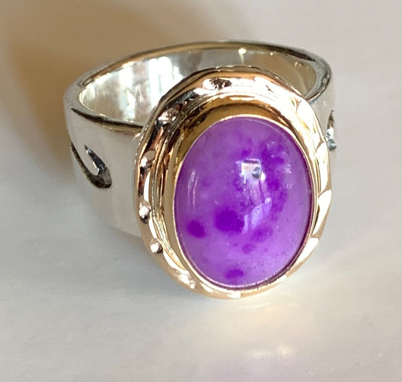 Sugilite Silver/Gold Ring
