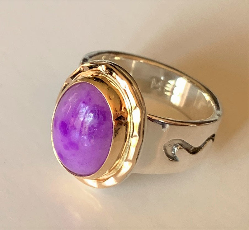 Sugilite Silver/Gold Ring