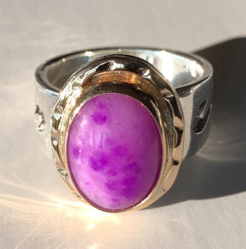 Sugilite Silver/Gold Ring