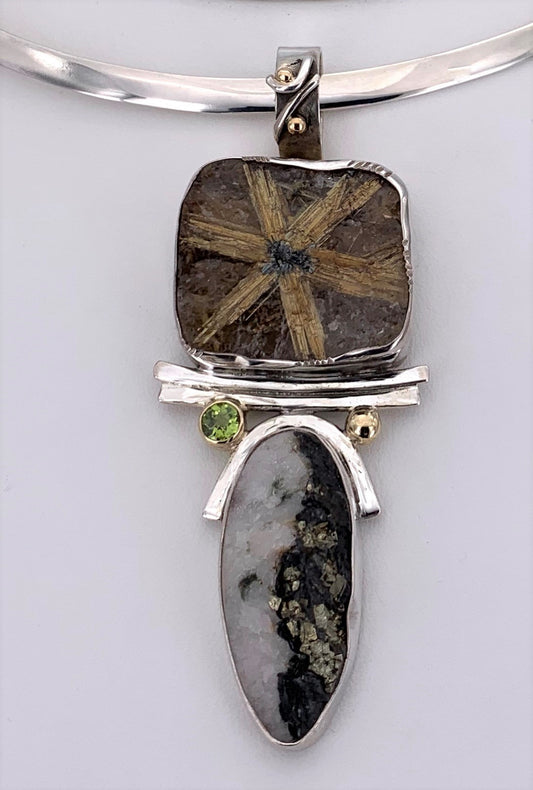 Rutilated Quartz Pendant