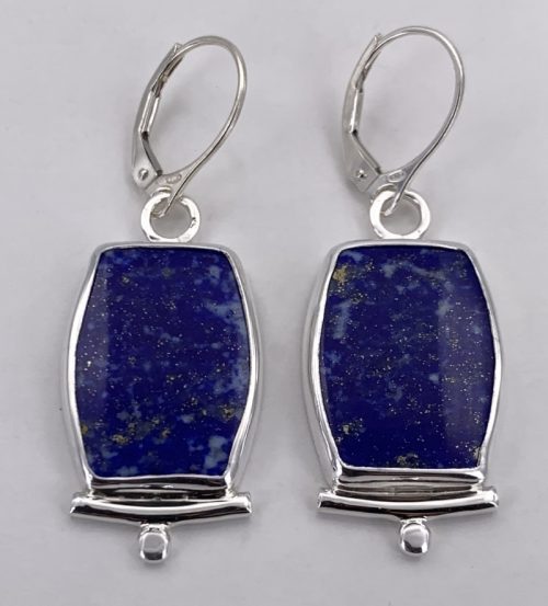 Lapis Silver Earrings