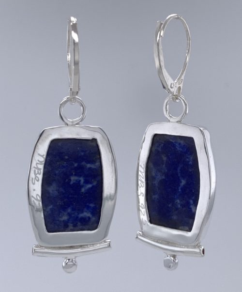 Lapis Silver Earrings